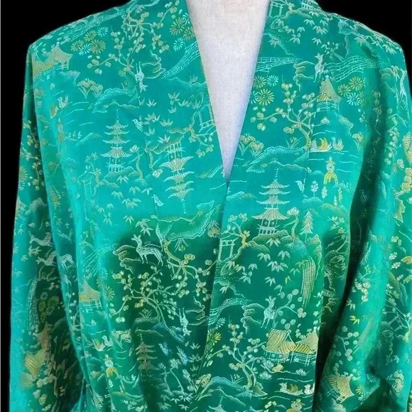 Green Kimono SZ LRG - Picture 3 of 8
